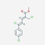 Methyl (2z,4z)-5-chloro-2-(chloromethyl)-5-(4-chlorophenyl)penta-2,4-dienoate