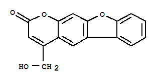 2H-benzofuro[3,2-g]-1-benzopyran-2-one, 4-(hydroxymethyl)-