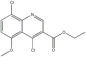4,8-Dichloro-5-methoxyquinoline-3-carboxylic acid ethyl ester