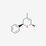 2H-Pyran, 3,6-dihydro-4,6-dimethyl-2-phenyl-, trans-
