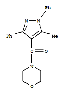 4-[(5-methyl-1,3-diphenyl-1H-pyrazol-4-yl)carbonyl]morpholine