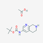 TERT-BUTYL 5,6,7,8-TETRAHYDRO-1,7-NAPHTHYRIDIN-3-YLCARBAMATE ACETATE