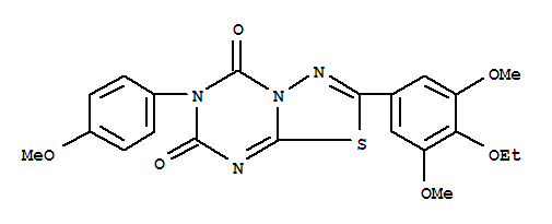 2-(4-ethoxy-3,5-dimethoxyphenyl)-6-(4-methoxyphenyl)-5H-[1,3,4]thiadiazolo[3,2-a][1,3,5]triazine-5,7(6H)-dione