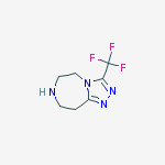 3-(trifluoromethyl)-6,7,8,9-tetrahydro-5h-[1,2,4]triazolo[4,3-d][1,4]diazepine
