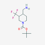 Tert-butyl 4-(aminomethyl)-3-(trifluoromethyl)piperidine-1-carboxylate