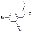 4-BROMO-2-CYANO-BENZENEACETIC ACID ETHYL ESTER