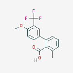 2-[4-methoxy-3-(trifluoromethyl)phenyl]-6-methylbenzoic Acid