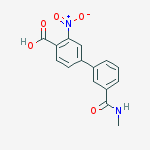 4-[3-(methylcarbamoyl)phenyl]-2-nitrobenzoic Acid