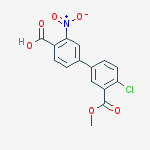 4-(4-chloro-3-methoxycarbonylphenyl)-2-nitrobenzoic Acid