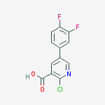 2-chloro-5-(3,4-difluorophenyl)pyridine-3-carboxylic Acid