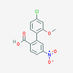 2-(4-chloro-2-methoxyphenyl)-4-nitrobenzoic Acid