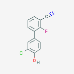 3-(3-chloro-4-hydroxyphenyl)-2-fluorobenzonitrile