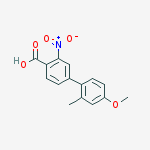 4-(4-methoxy-2-methylphenyl)-2-nitrobenzoic Acid