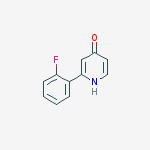 2-(2-FLUOROPHENYL)-4-HYDROXYPYRIDINE