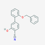 2-hydroxy-4-(2-phenylmethoxyphenyl)benzonitrile