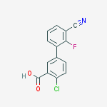 2-chloro-5-(3-cyano-2-fluorophenyl)benzoic Acid