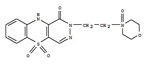 2-[2-(4-oxidomorpholin-4-yl)ethyl]-2,3-dihydro-1H-pyridazino[4,5-b][1,4]benzothiazin-1-one 5,5-dioxide