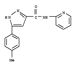 3-(4-methylphenyl)-N-pyridin-2-yl-1H-pyrazole-5-carboxamide