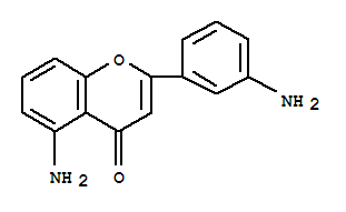4H-1-Benzopyran-4-one,5-amino-2-(3-aminophenyl)-