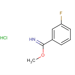 Benzenecarboximidic acid, 3-fluoro-, methyl ester, hydrochloride
