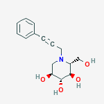 3,4,5-PIPERIDINETRIOL,2-(HYDROXYMETHYL)-1-(3-PHENYL-2-PROPYNYL)-,[2R-(2A,3B,4A,5B)]-