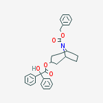 Benzyl 3-(2-hydroxy-2,2-diphenylacetyl)oxy-8-azabicyclo[3.2.1]octane-8-carboxylate