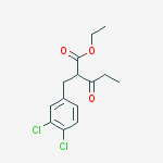 ethyl 2-[(3,4-dichlorophenyl)methyl]-3-oxopentanoate