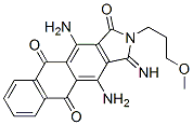 4,11-diamino-2,3-dihydro-3-imino-2-(3-methoxypropyl)-1H-naphth[2,3-f]isoindole-1,5,10-trione