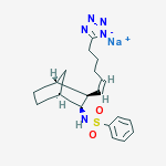 (1S-(1-A,2-SS,3-A(Z),4-A))-N-(3-(5-(TETRAZOL-5-YL)-1-PENTENYL)BICYCLO[2.2.1]HEPT-2-YL)BENZENESULFONAMIDE MONOSODIUM SALT