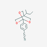1-butan-2-yl-4-(4-ethynylphenyl)-3,5,8-trioxabicyclo[2.2.2]octane