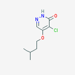 4-Chloro-5-(isopentyloxy)pyridazin-3(2H)-one