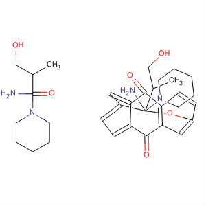 1-Piperidinepropanamide,N,N'-(9,10-dihydro-9,10-dioxo-2,6-anthracenediyl)bis[2-(hydroxymethyl)-