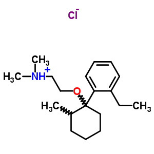 2-{[1-(2-ethylphenyl)-2-methylcyclohexyl]oxy}-N,N-dimethylethanaminium chloride
