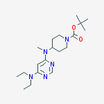 4-[(6-DiethylaMino-pyriMidin-4-yl)-Methyl-aMino]-piperidine-1-carboxylic acid tert-butyl ester