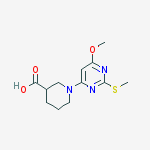 1-(6-Methoxy-2-Methylsulfanyl-pyriMidin-4-yl)-piperidine-3-carboxylic acid