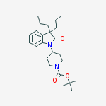 tert-butyl 4-(2-oxo-3,3-dipropylindol-1-yl)piperidine-1-carboxylate