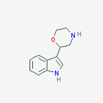 1H-Indole, 3-(2-Morpholinyl)-