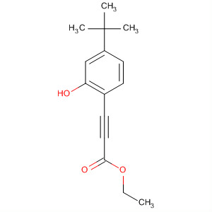 2-Propynoic acid, 3-[4-(1,1-dimethylethyl)-2-hydroxyphenyl]-, ethyl ester