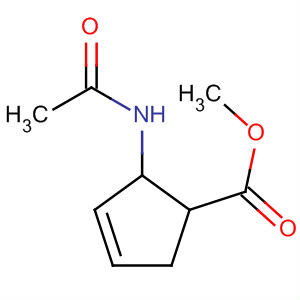 3-Cyclopentene-1-carboxylic acid, 2-(acetylamino)-, methyl ester, cis-