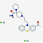 1'-[3-(2-acetyl-10H-phenothiazin-10-yl)propyl]-1,4'-bipiperidine-4'-carboxamide dihydrochloride