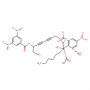 Oxiranemethanol, 3-[6-[(3,5-dinitrobenzoyl)oxy]-2,4-octadiynyl]-a-hexyl-,3,5-dinitrobenzoate (ester)