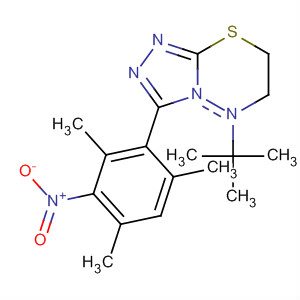 7H-1,2,4-Triazolo[3,4-b][1,3,4]thiadiazine,5-(1,1-dimethylethyl)-3-(2,4,6-trimethyl-3-nitrophenyl)-