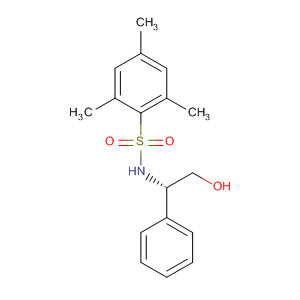 Benzenesulfonamide, N-(2-hydroxy-1-phenylethyl)-2,4,6-trimethyl-, (S)-