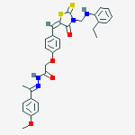 2-{4-[(E)-(3-{[(2-ethylphenyl)amino]methyl}-4-oxo-2-thioxo-1,3-thiazolidin-5-ylidene)methyl]phenoxy}-N'-[(1E)-1-(4-methoxyphenyl)ethylidene]acetohydrazide