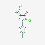 (2E)-[4-chloro-5-(4-methylphenyl)-3-oxofuran-2(3H)-ylidene]ethanenitrile
