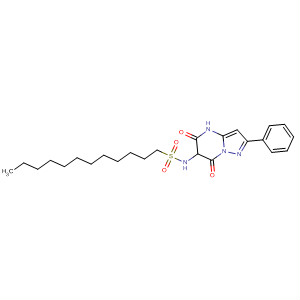 1-Dodecanesulfonamide,N-(4,5,6,7-tetrahydro-5,7-dioxo-2-phenylpyrazolo[1,5-a]pyrimidin-6-yl)-