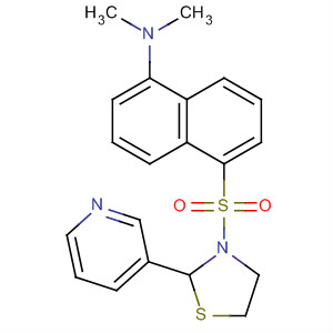 Thiazolidine,3-[[5-(dimethylamino)-1-naphthalenyl]sulfonyl]-2-(3-pyridinyl)-