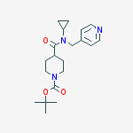 4-(Cyclopropyl-pyridin-4-ylMethyl-carbaMoyl)-piperidine-1-carboxylic acid tert-butyl ester
