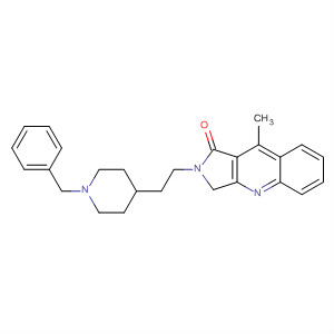 1H-Pyrrolo[3,4-b]quinolin-1-one,2,3-dihydro-9-methyl-2-[2-[1-(phenylmethyl)-4-piperidinyl]ethyl]-