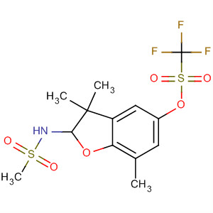 Methanesulfonic acid, trifluoro-,2,3-dihydro-3,3,7-trimethyl-2-[(methylsulfonyl)amino]-5-benzofuranylester